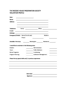 Volunteer Agreements Pdf