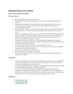 Roedde Family Fact Sheet Pdf