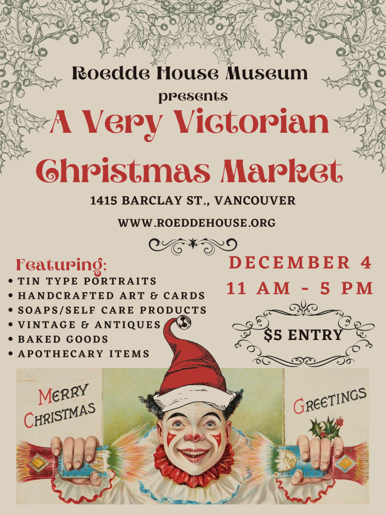 Very Victorian Christmas Market - ROEDDE HOUSE MUSEUM